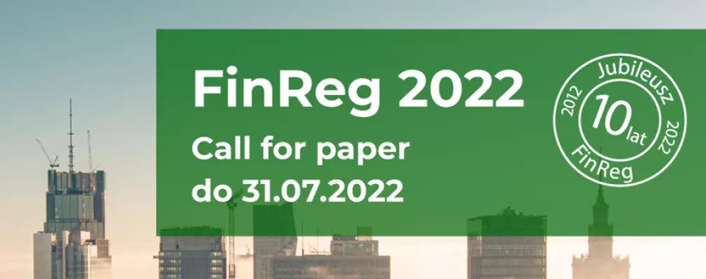 FinReg 2022. Informacja o call for paper